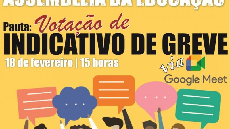 Professores de Mossoró discutem indicativo de greve nessa sexta