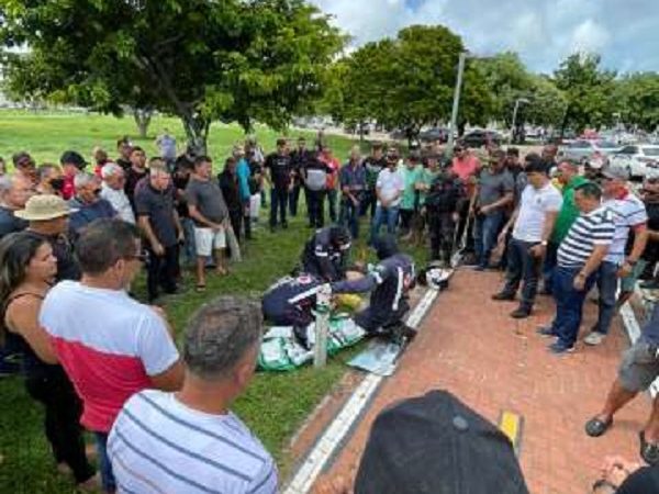 Policial Militar morre após ter mal súbito em protesto na Governadoria