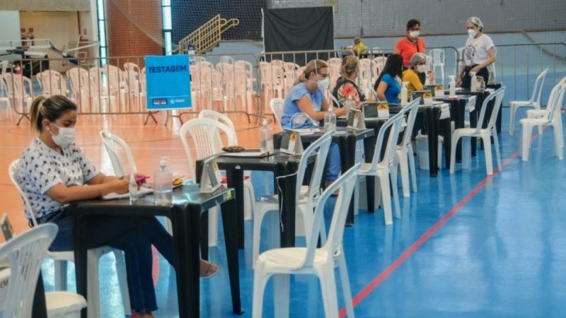 Prefeitura fecha centro de testagem para covid montado no ginásio Pedro Ciarlini