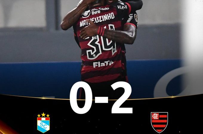 Libertadores: Flamengo supera Sporting Cristal por 2 a 0