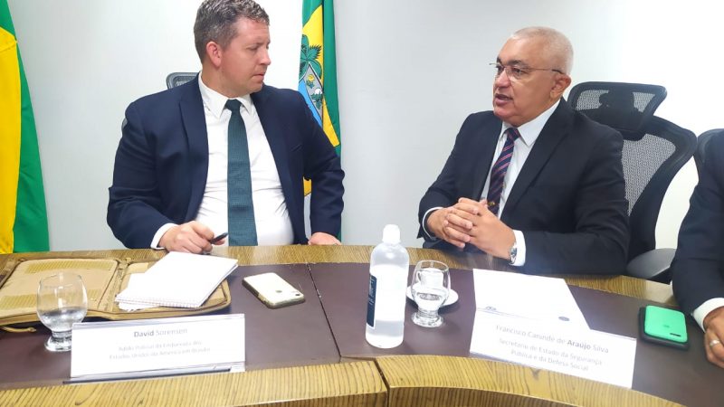 SESED recebe representantes da embaixada dos EUA para discutir primeiro seminário internacional em Natal