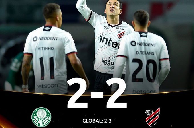 Libertadores: Athletico busca empate, elimina Palmeiras e vai à final