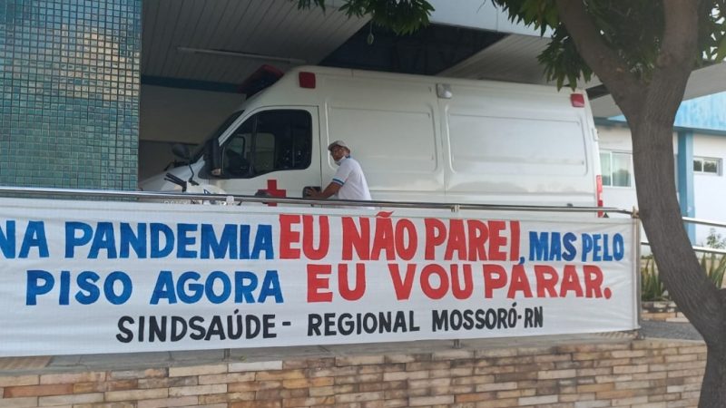 Piso da enfermagem: Mossoró terá dia de mobilização da categoria nesta quarta (21)
