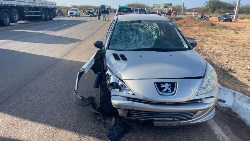 Motociclista morre após bater de frente com carro na BR-304 em Mossoró