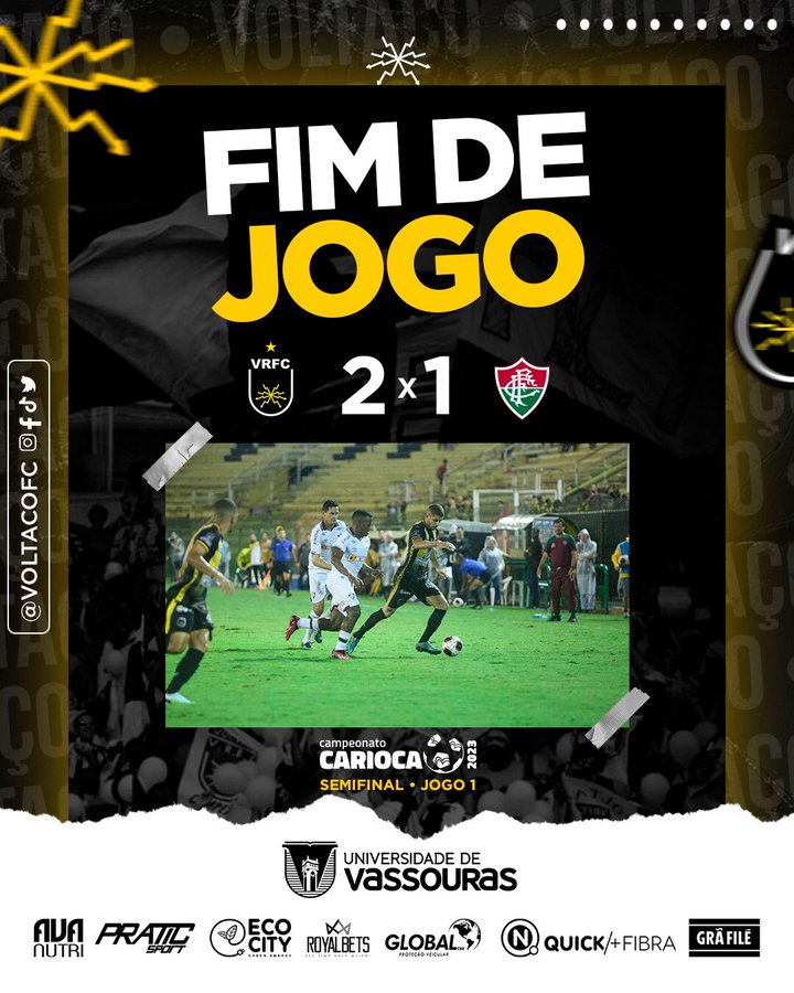Volta Redonda derrota Fluminense na abertura da semifinal do Carioca