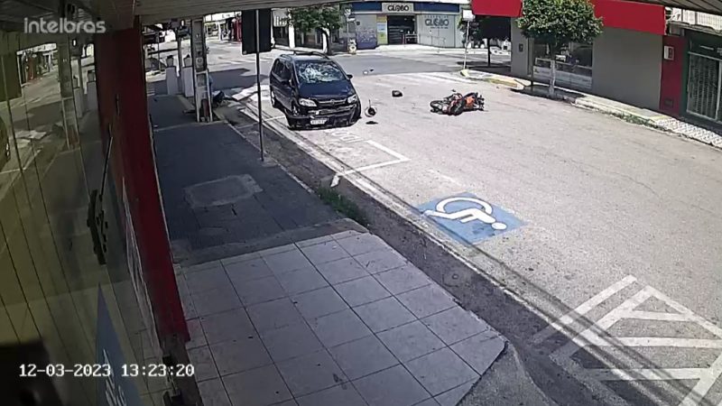 Video do acidente que foi vitima o Mototaxista circula nas redes sociais