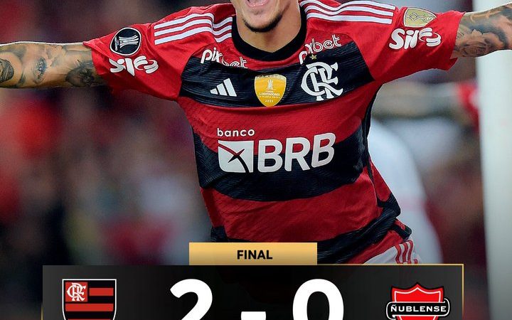Com dois de Pedro, Flamengo vence a primeira na Libertadores 2023