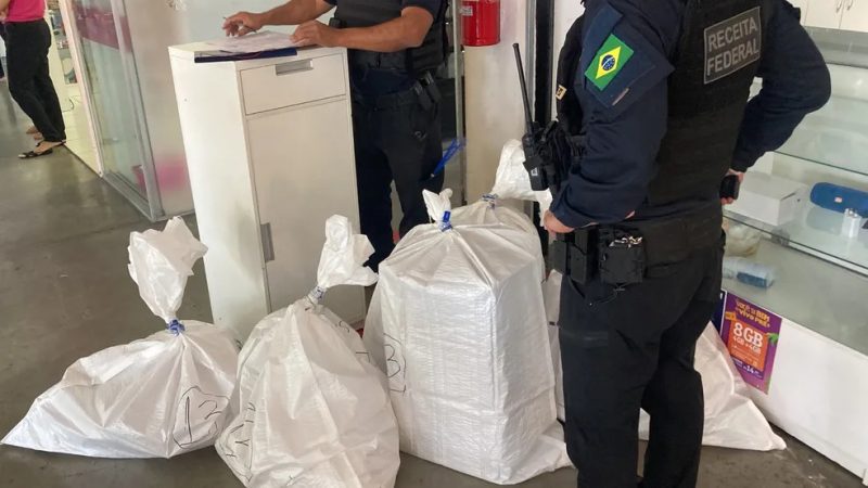 Receita Federal apreende 2 toneladas de mercadorias falsificadas em Mossoró