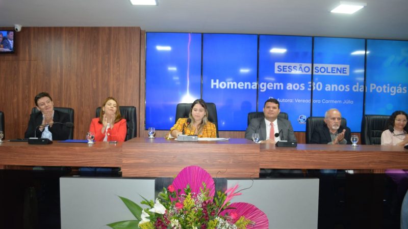 Potigás é homenageada na Câmara Municipal de Mossoró
