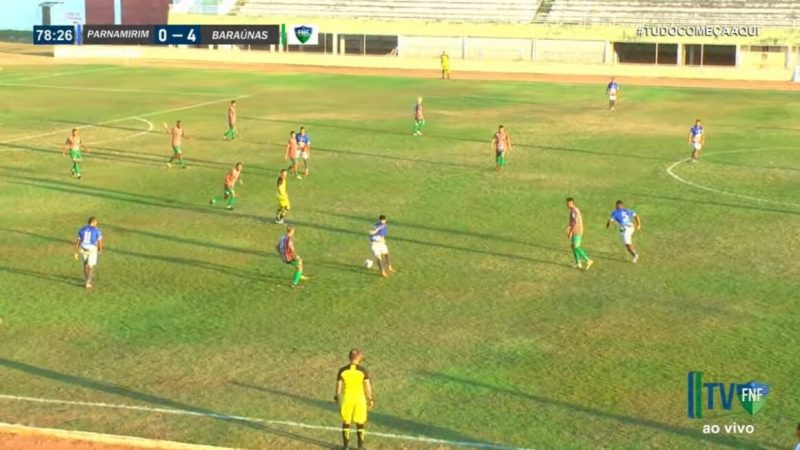 Baraúnas goleia na estreia na Segundona