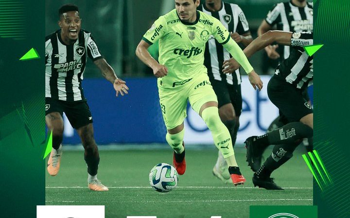Palmeiras arranca vitória sobre Botafogo e deixa Brasileiro aberto