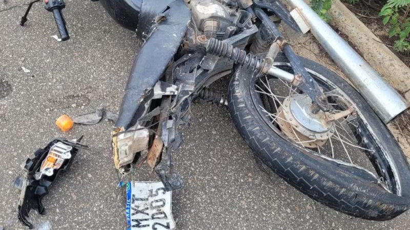 Colisão entre caminhonete e moto deixa um morto e outro ferido entre Mossoró e Tibau