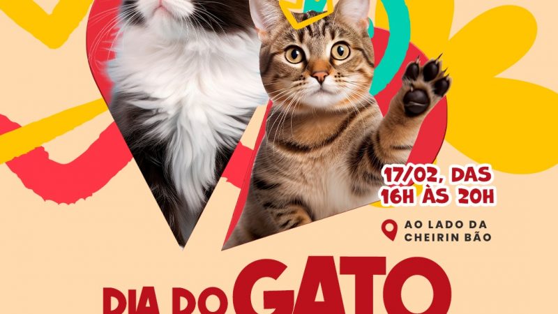 Dia do Gato contará com ação especial no Partage Mossoró