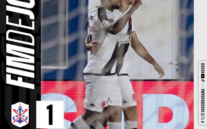 Vasco supera Marcílio Dias por 3 a 1 para avançar na Copa do Brasil