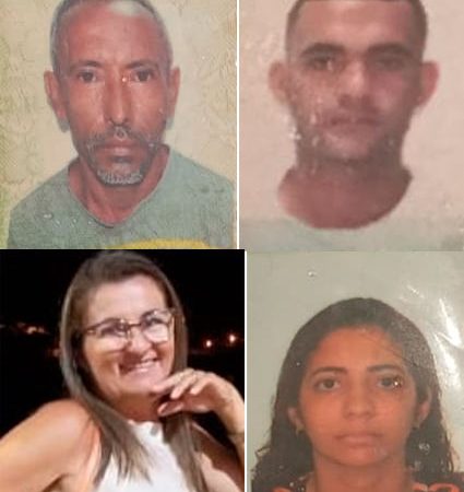Tragédia: Quatro pessoas morrem em acidente de trânsito na BR 405 no município de Governador Dix Sept Rosado