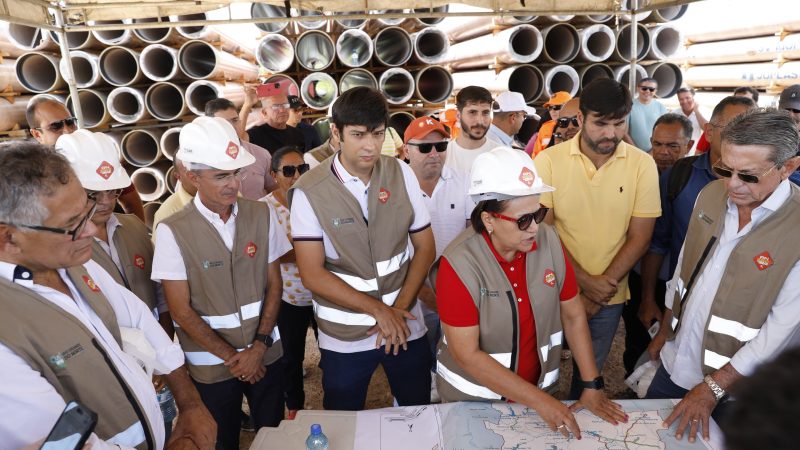 Governadora Fátima Bezerra visita obras hídricas em construção no Seridó