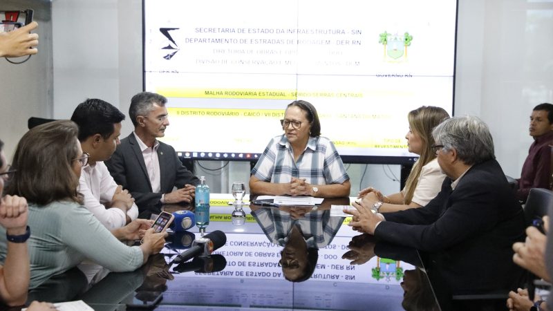 Governo do RN anuncia restauração de mais 540 quilômetros de estradas