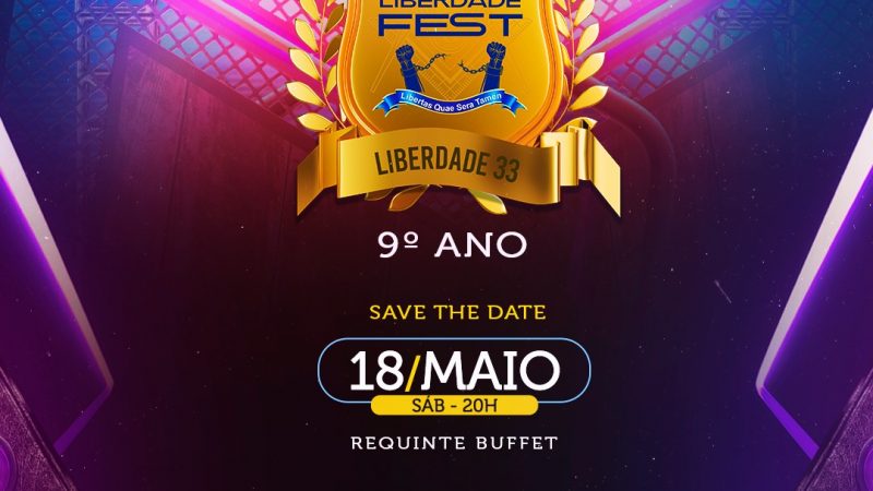 Save the date: vem aí a 9ª edição da Liberdade Fest