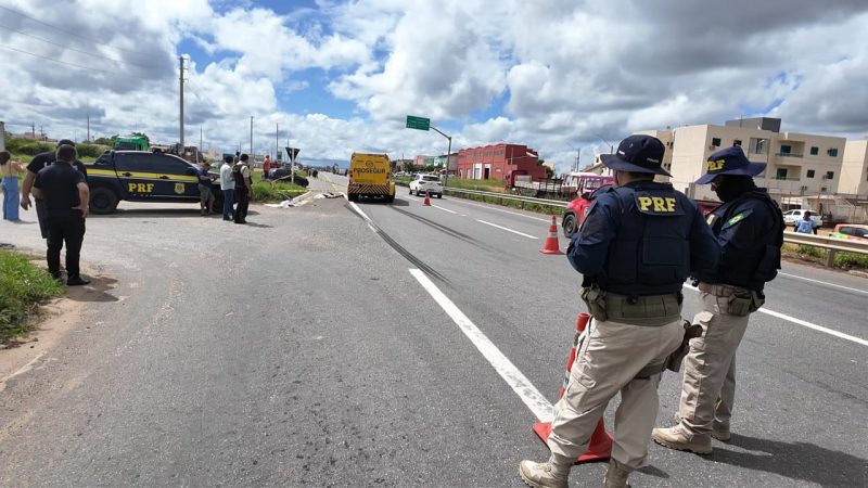 Ciclista morre vitima de atropelamento por carro forte na BR 304 em Mossoró