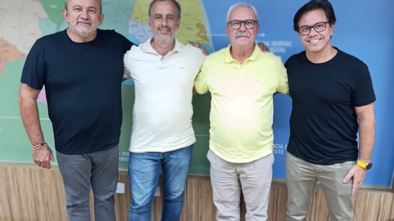 Vice-prefeito de Martins, Gileno Oliveira, fortalece parcerias em Natal para desenvolvimento do município