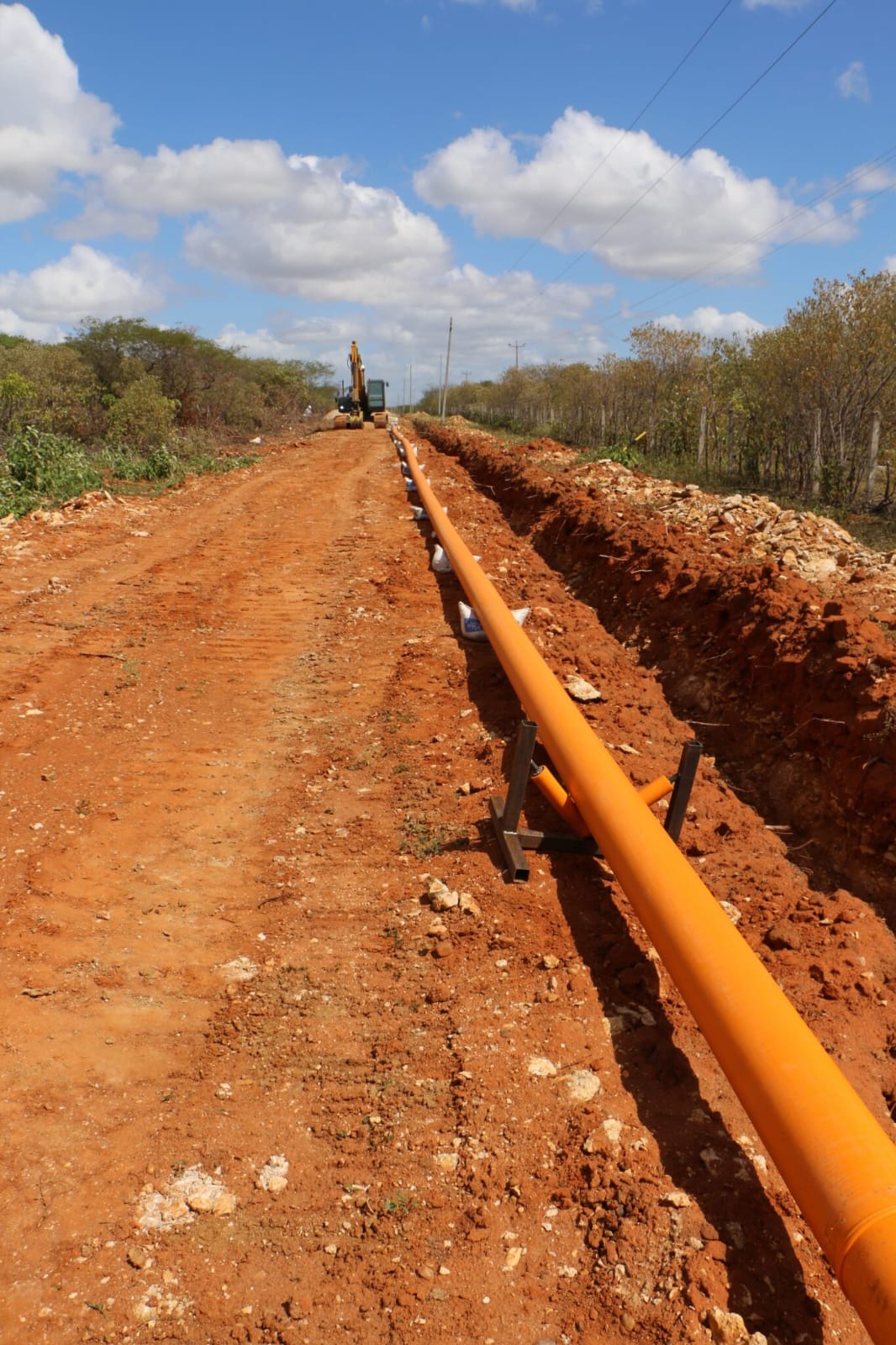 Obras do Polo Gás Sal ultrapassam 25% de execução e avançam na Costa Branca