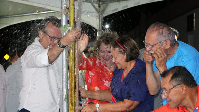 Governadora Fátima Bezerra  adutora e garante segurança hídrica para Governador Dix-Sept Rosado