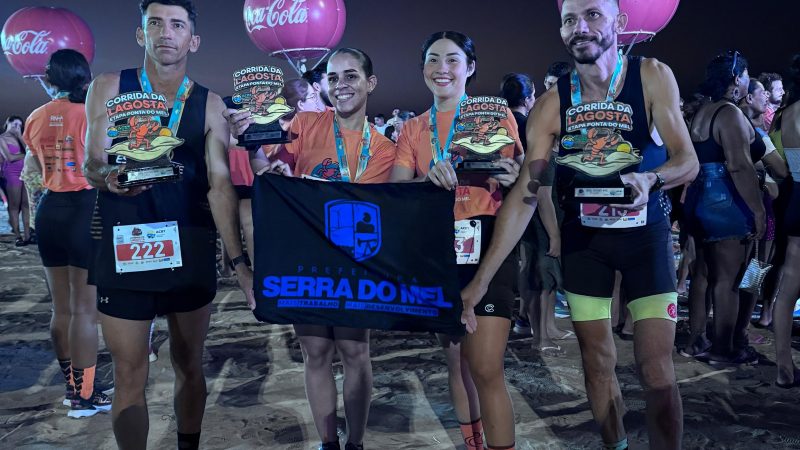 Atletas de Serra do Mel conquistam pódio na 1ª Corrida do Festival da Lagosta em Ponta do Mel