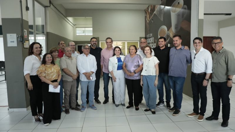 Com a presença dos presidentes de Potiguar e Baraúnas, governadora Fátima Bezerra anuncia construção de estádio em Mossoró