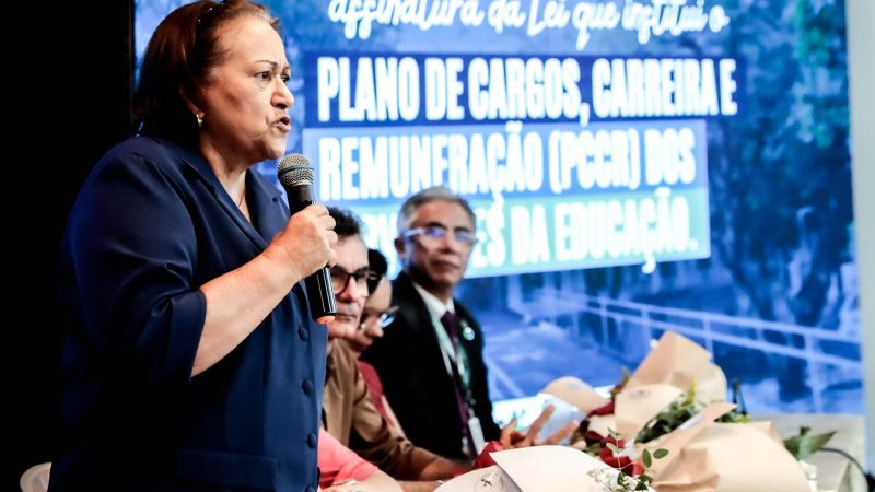 Governo do RN sanciona Plano de Cargos, Carreira e Remuneração dos funcionários da Educação