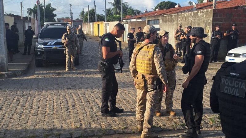 Forças policiais realizam nova fase da operação “Combate Organizado”