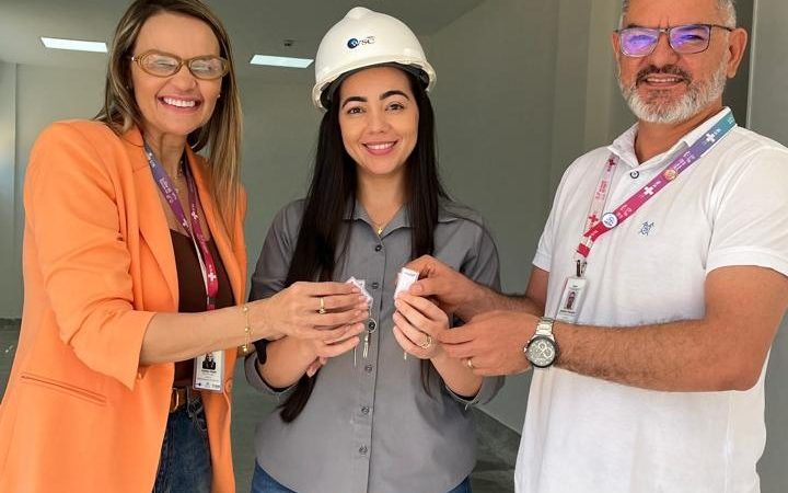 Governo conclui mais uma etapa das obras do Hospital Regional Tarcísio Maia