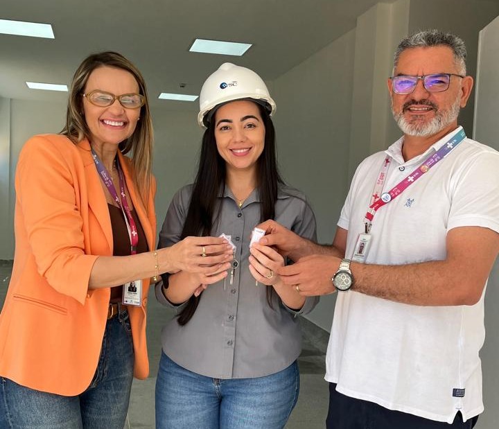 Governo conclui mais uma etapa das obras do Hospital Regional Tarcísio Maia
