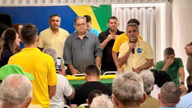 Lideranças lotam o PL de Mossoró para receber Álvaro Dias e Babá Pereira