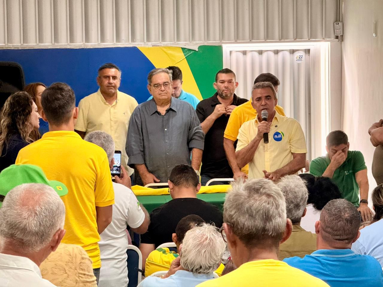 Lideranças lotam o PL de Mossoró para receber Álvaro Dias e Babá Pereira
