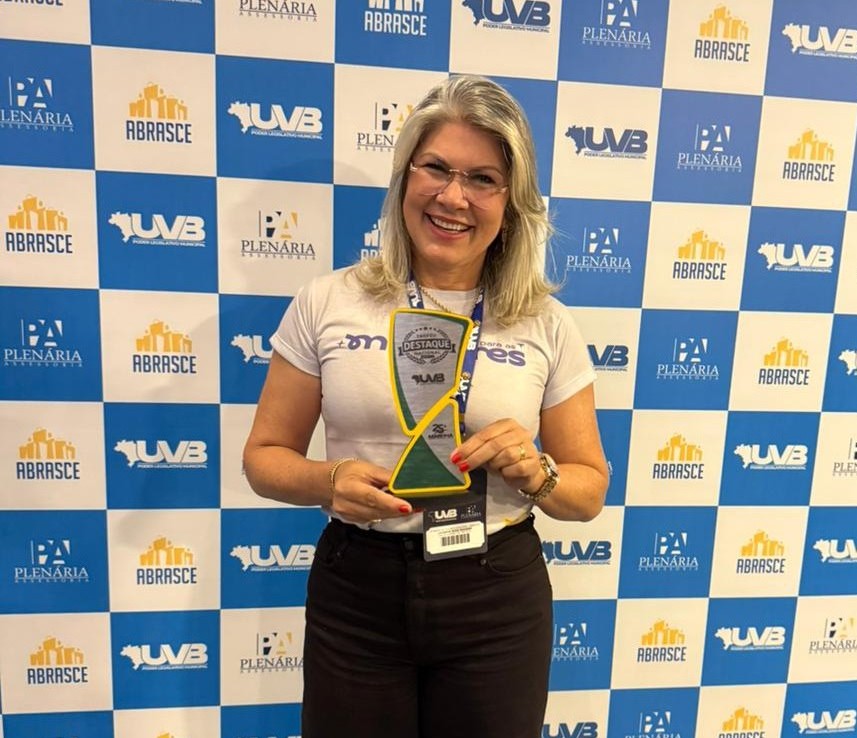 Projeto de Lúcia Bessa é destaque nacional e conquista Troféu da UVB em Brasília