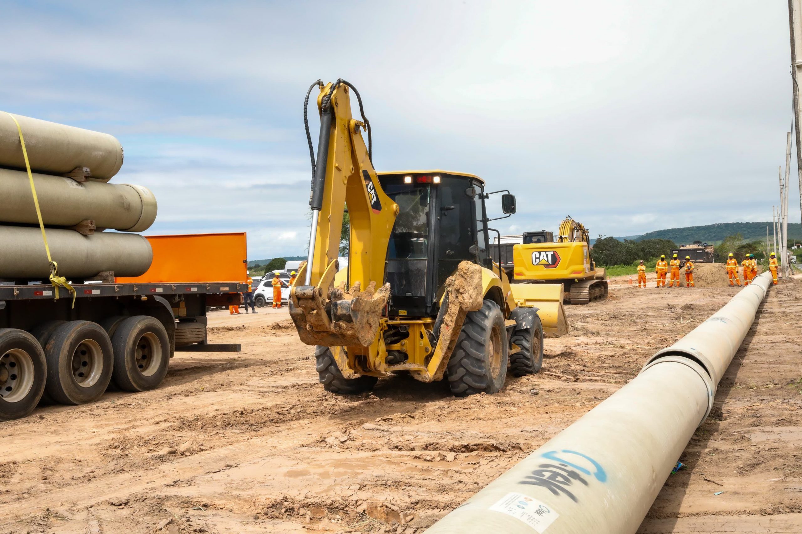 Caern trabalha para conter vazamento e restabelecer abastecimento em Mossoró