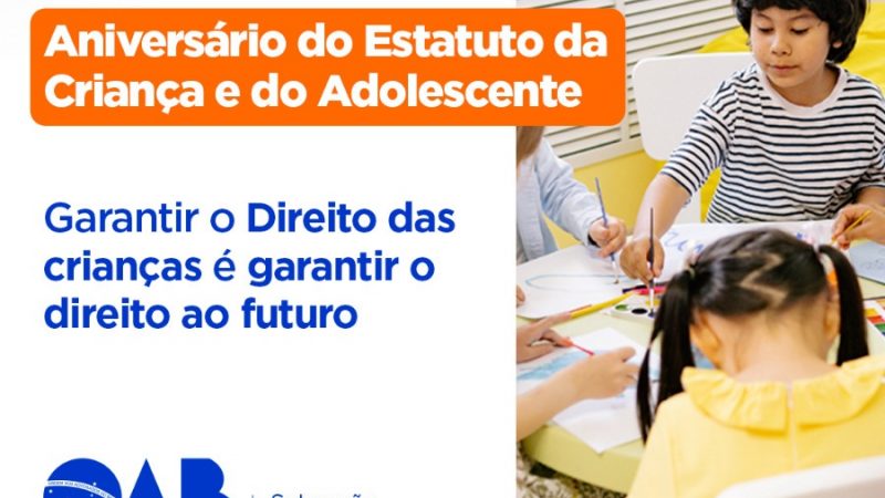 OAB Mossoró destaca importância do ECA e reforça papel da sociedade na proteção de crianças e adolescentes