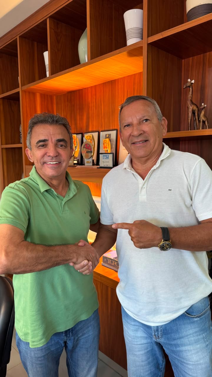 Direita unida: Jorge do Rosário recebe apoio de Pedro do Atum em Areia Branca
