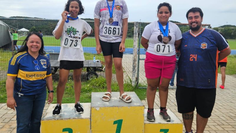 Estudantes de Serra do Mel conquistam medalhas na seletiva do ParaJerns em Natal