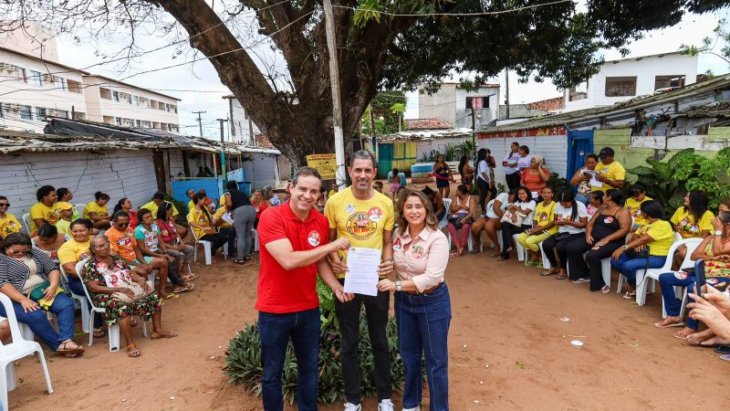 Cadu de Lula reafirma compromisso com o direito à moradia em visita à Ocupação Padre Tiago Theisen, na Zona Oeste de Natal