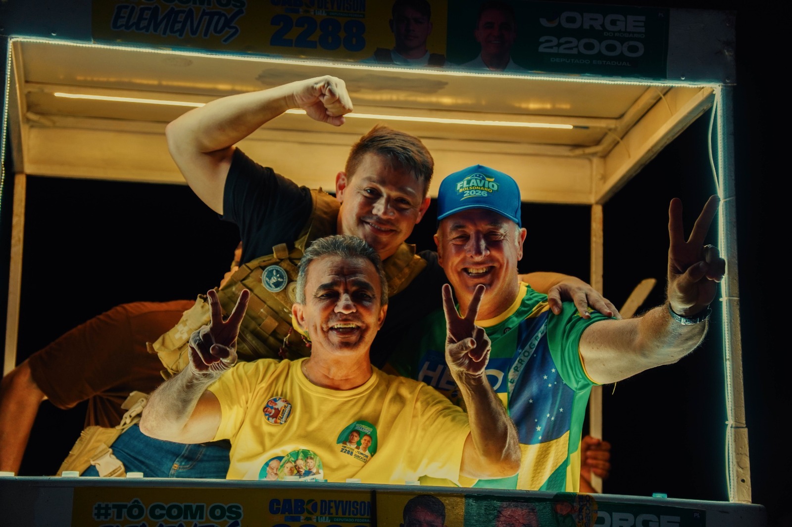 Alto do Sumaré para com grande carreata de Jorge e Cabo Deyvison