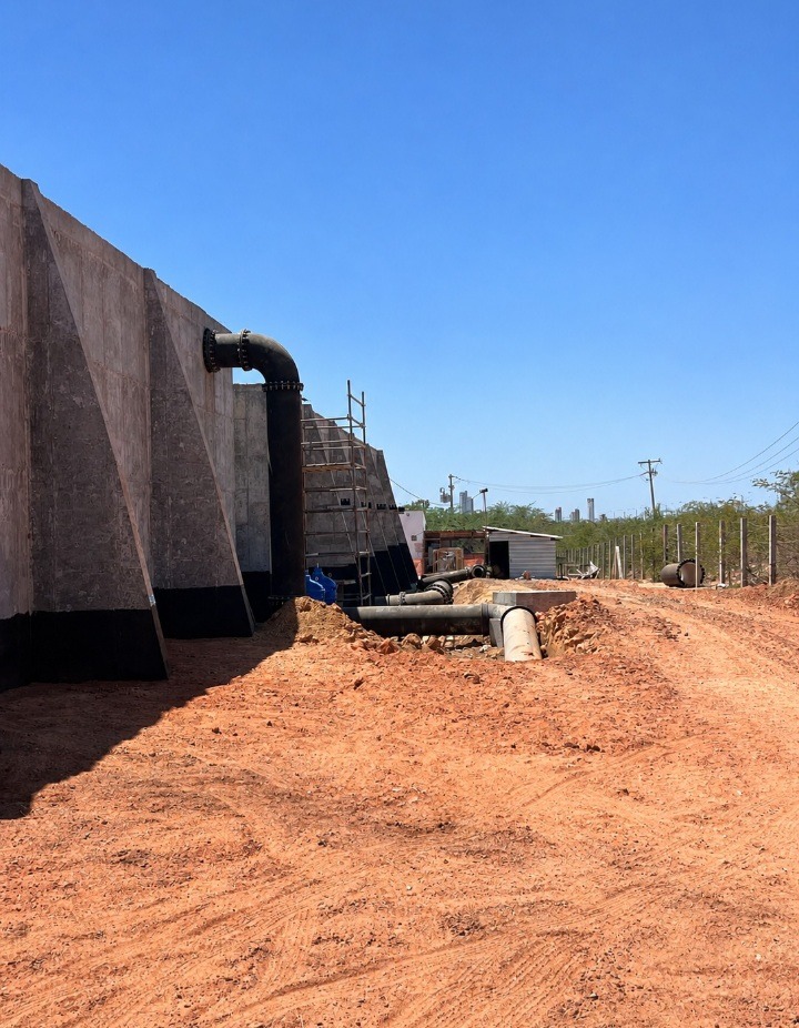 Adutora Apodi-Mossoró: Caern faz interligação para novo reservatório do Bela vista