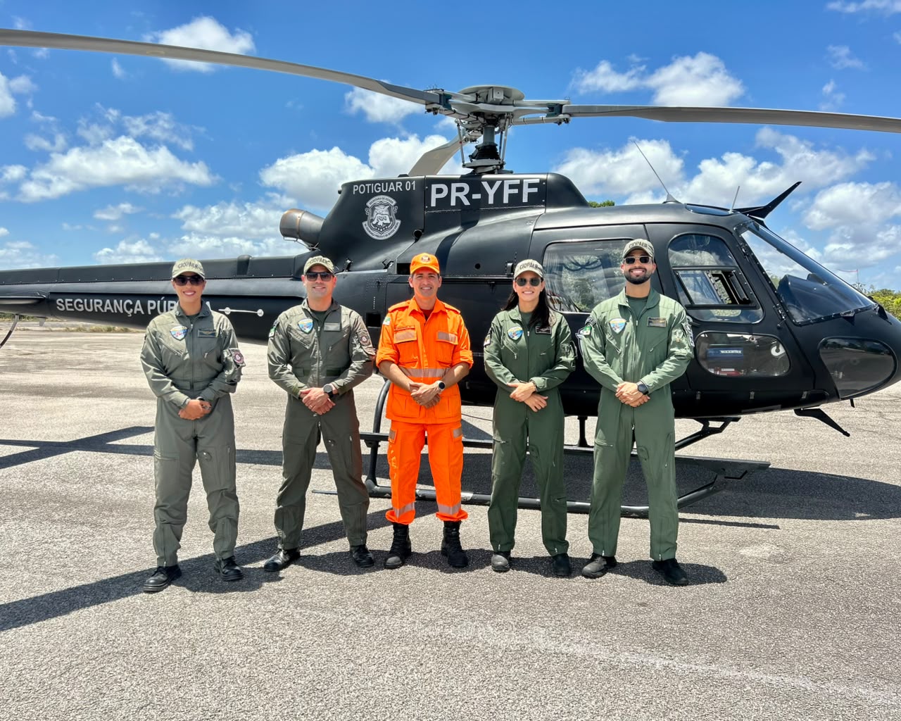 RN forma as primeiras mulheres pilotos de helicóptero da história da segurança pública do estado